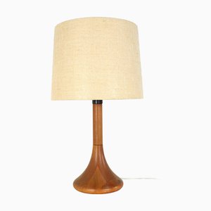 Große Tischlampe aus Holz von Dyrlund