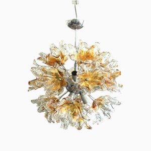 Lampadario Sputnik Fiore attribuito a Venini, anni '70