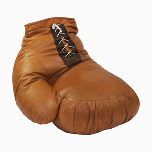 Chaise Boxing Glove en Cuir attribuée à Susi & Ueli Berger pour de Sede, Suisse, 1970s
