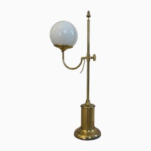 Lampada da lettura Art Nouveau in ottone