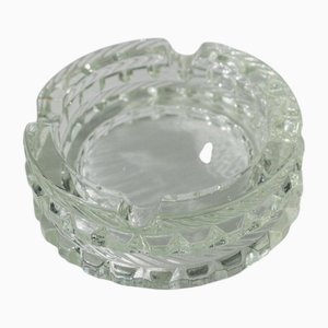 Vintage Structured Murano Glass Ashtray, Italy, 1950s