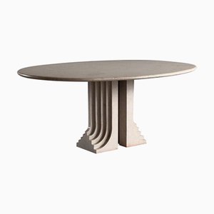 Mesa de comedor Samo de la serie Ultrarazionale atribuida a Carlo Scarpa para Simon, Italia, años 70