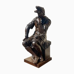 D'après Michelangelo Buonarotti, Lorenzo de Medici, Bronze