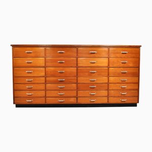 Grande Commode à Tiroirs Vintage en Merisier, 1950s
