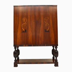 Meuble Vintage Marqueté, Suède, 1930