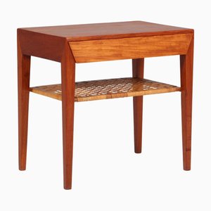 Table de Chevet par Severin Hansen attribuée à Haslev Møbelsnedkeri, Danemark, 1960s