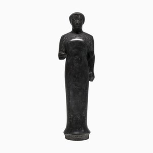 Escultura Bleu de piedra de Jan Keustermans, años 2000