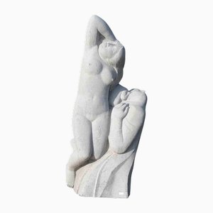 Blue Stone Statue by Jan Keustermans, 1980s