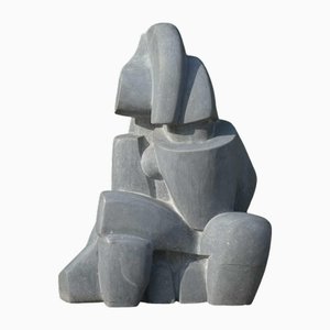 Jan Keustermans, Abstract Sculpture, Belgian Blue Stone