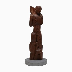 Statue en Bois par Jan Keustermans
