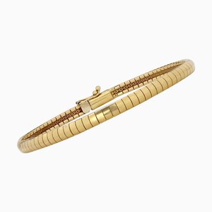 Modern Second-Hand 18 Karat Yellow Gold Bracelet from Omega