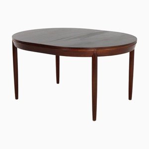 Rosewood Oval Extendable Trespring Dining Table