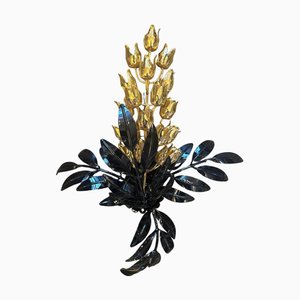 Golden Rain Wall Light by Hans Kogl, 1970