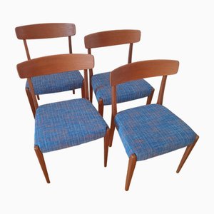 Vintage Swedish Dining Chairs in Teak from Brande Møbelindustri, Set of 4