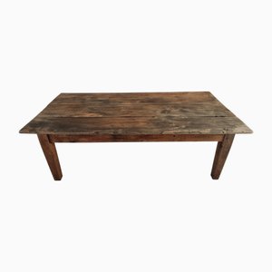 Table Basse Ancienne Début du 19ème Siècle en Châtaignier, France
