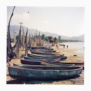 Slim Aarons, barcos de pesca, fotografía en color con impresión C