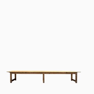 Longue Table de Ferme en Pin, 1950s