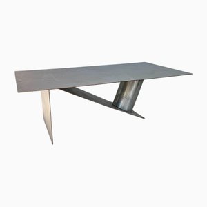Handcrafted Metal Coffee Table, 1970s