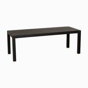 Florence Leather Coffee Table in Black from Minotti