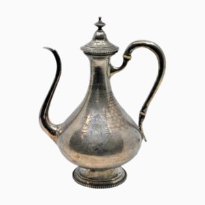 Teapot in Guilloche Silver