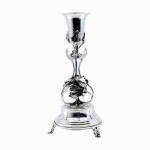 Silver Toothpick Holder with Cup