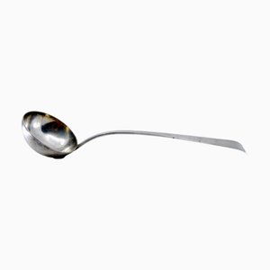Schlichte Silber Suppenkelle mit Griff