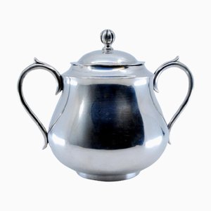 Sugar Bowl in Plain Silver