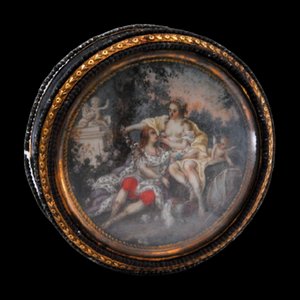 Tortoiseshell and Gold Jewelry Box