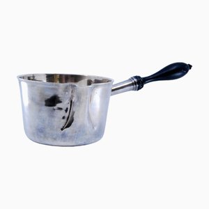 Silver Casserole with Chestnut Handle