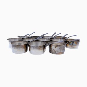 Silberne Weingläser, 12 . Set