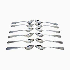 Silver Coffee Spoons, Set of 12
