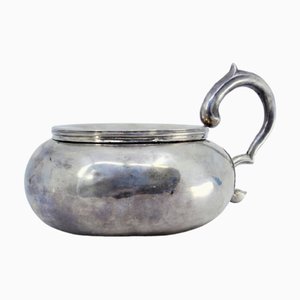 Silbernes Spucknapf mit Applikationen