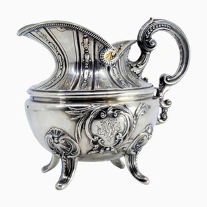 Wasserkrug aus geprägtem Silber mit Schriftrollen