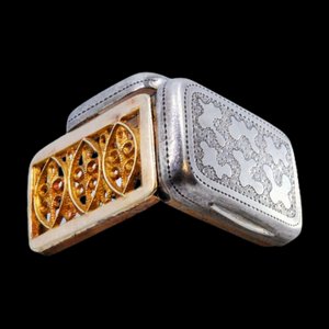 Silver and Gold Vinaigrette Box