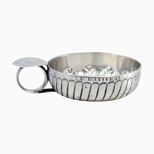 Gummierter Silberbecher zur Weinprobe