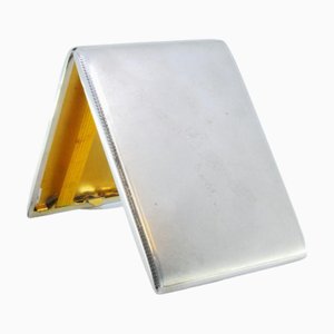 Matte Silver Cigarette Case