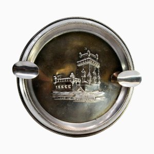 Silver Ashtray with Relief