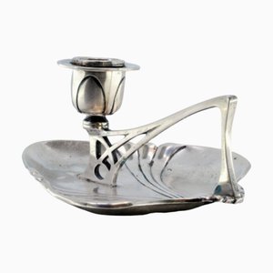 Silver Paddle with Central Embossing and Cut-Out Handle