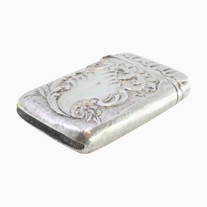 Silver Matchbox with Reliefs