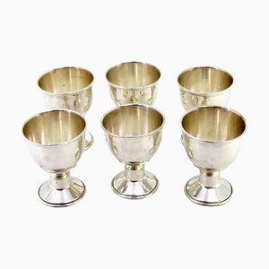 Silberkelche mit Friesen, 6 . Set