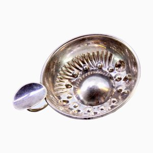 Silver Wine Tasting Cup with Embossed Reliefs