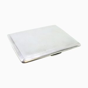 Guilloche Silver Cigarette Case
