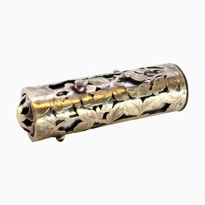 Gold and Silver Makeup Lipstick