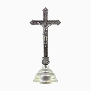Silver Crucifix with Reliefs