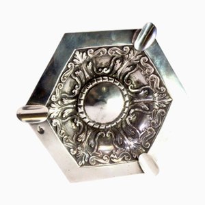 Silver Ashtray with Reliefs
