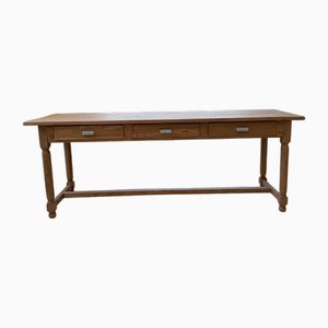 Table Console en Chêne, 1950s