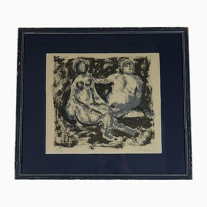 Duilio Barnabè, Dube, 1950, Screenprint