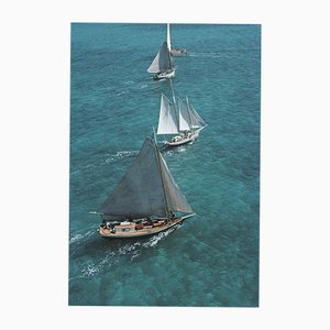 Slim Aarons, Sailing in the Bahamas, Color C-Print Seascape Photograph