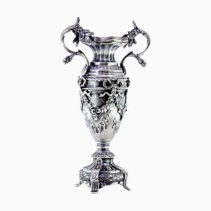 Silver Vase with Bows
