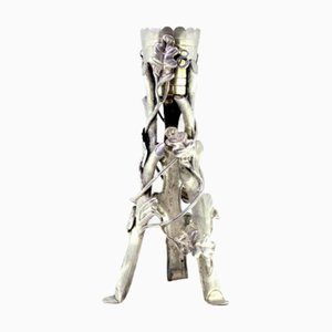 Soporte para palillos de plata con cáliz
